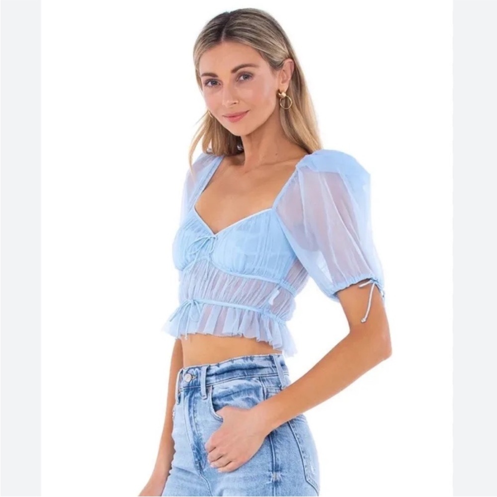 For Love & Lemons Sunshine Crop Top